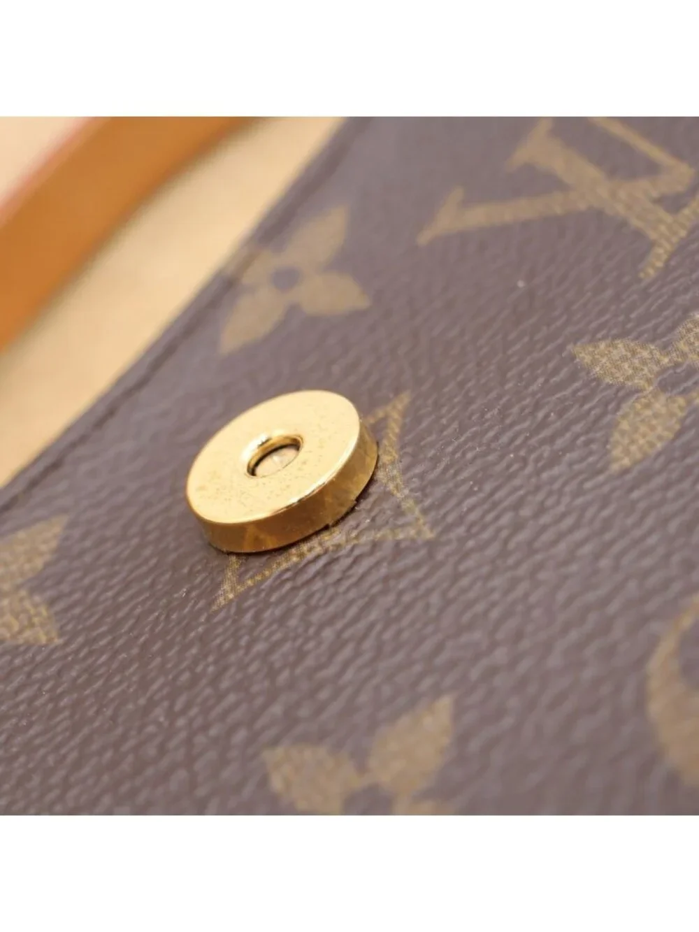 Louis Vuitton Monogram Pochette Florentine Waist Bag Leather Brown